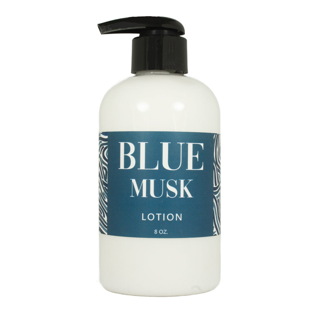 Blue Musk Lotion – living simply soap