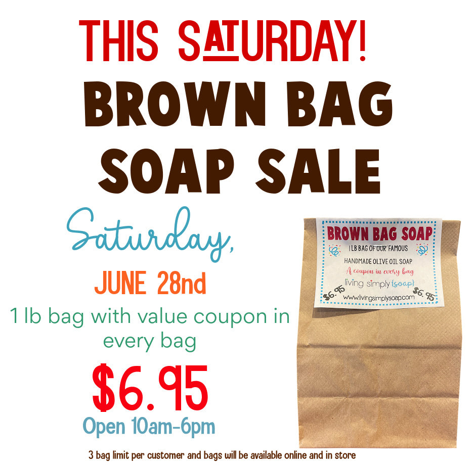 Brown Bag Soap Sale