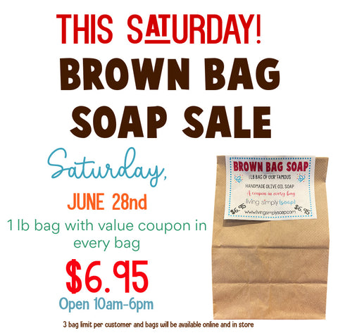 Brown Bag Soap Sale