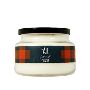 Fall Flannel Candle