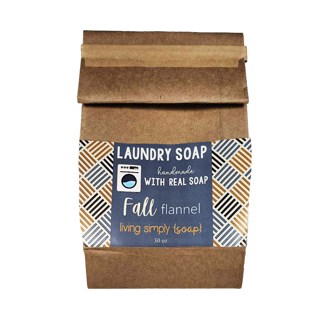 Fall Flannel Laundry Soap