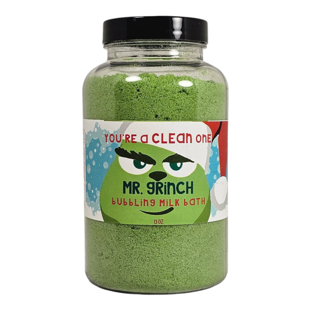 You're a CLEAN one Mr. Grinch Bubbling Milk Bath