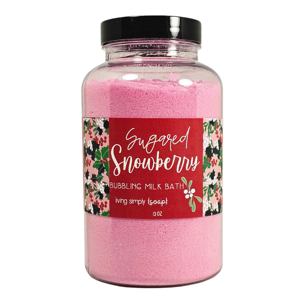 Sugared Snowberry Bubbling Milk Bath