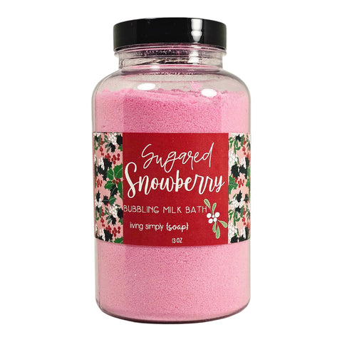 Sugared Snowberry Bubbling Milk Bath