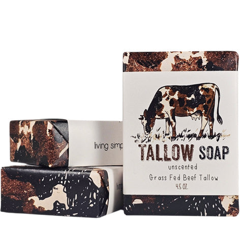 Beef Tallow Bar Soap Grass Fed