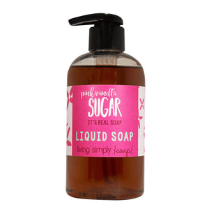 Pink Vanilla Sugar Liquid Soap