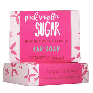 Pink Vanilla Sugar Bar Soap